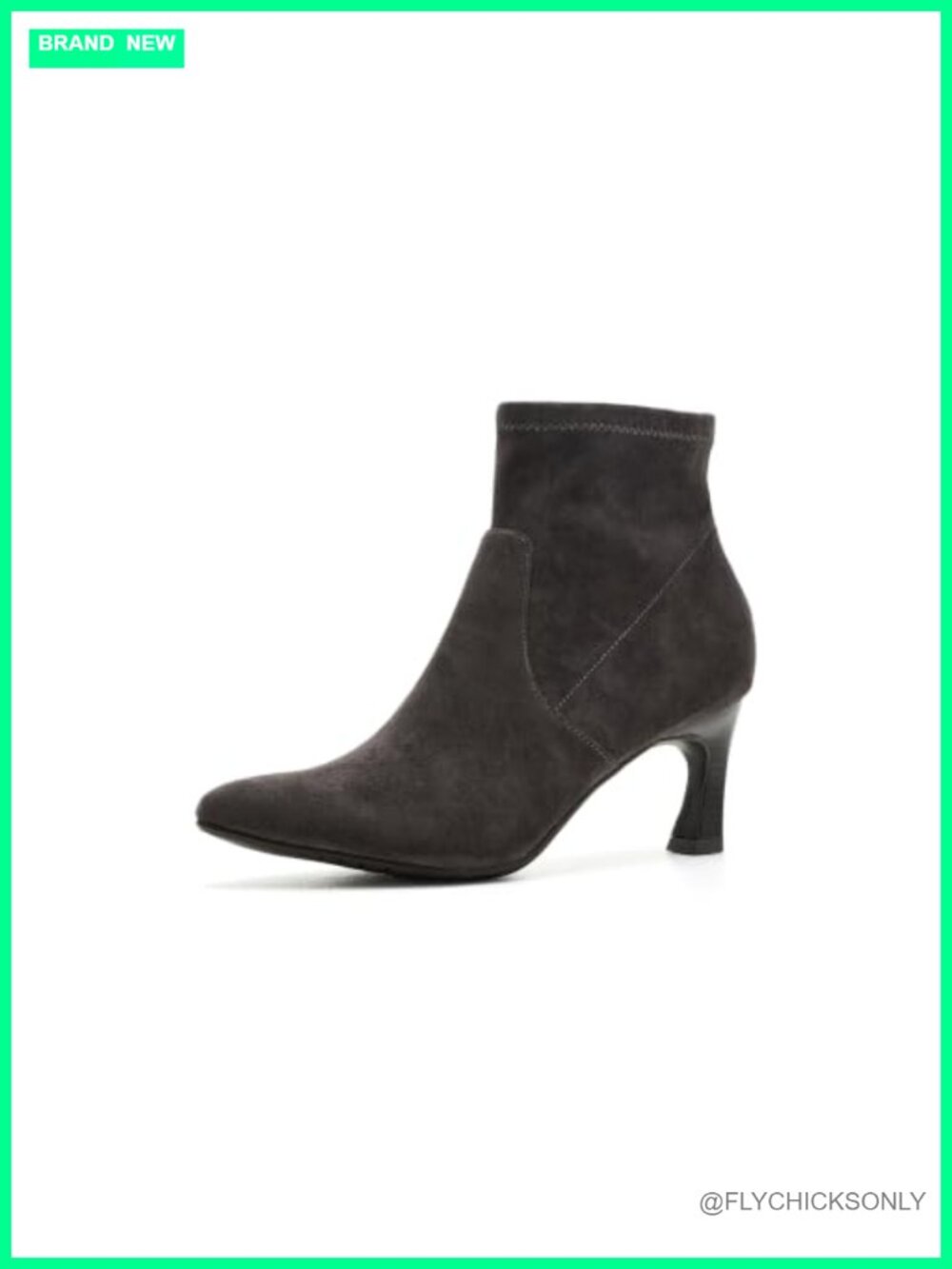 Womens Pointed Toe Ankle Booties Dress Stiletto Heel Zip Closure
